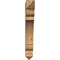 Ekena Millwork Olympic Arts & Crafts Smooth Bracket, Western Red Cedar, 3 1/2"W x 22"D x 26"H BKT04X22X26OLY03SWR - alternate 3